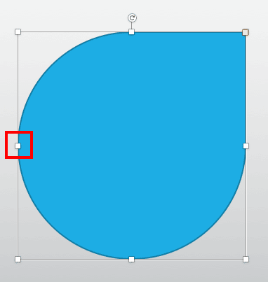 Select shape to flip in PowerPoint 365 for Mac