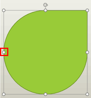 Select shape to flip in PowerPoint for the Web
