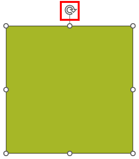 Select the shape in PowerPoint 365 for Windows