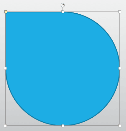 Shape flipped horizontally in PowerPoint 365 for Mac