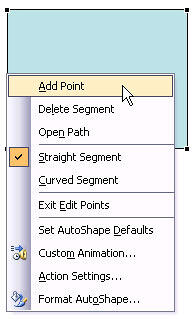 Add Point option