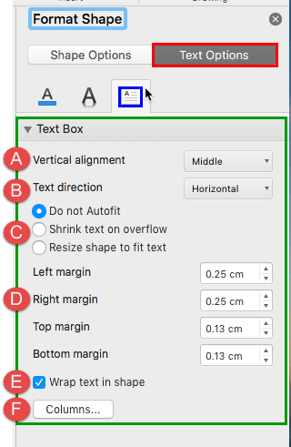 Format Shape Task Pane