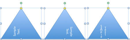 Text direction changed 90° Counterclockwise, 90° Clockwise, and Stacked Text direction changed 90° Counterclockwise, 90° Clockwise, and Stacked