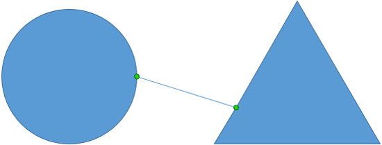 Connector connected to the new anchor point