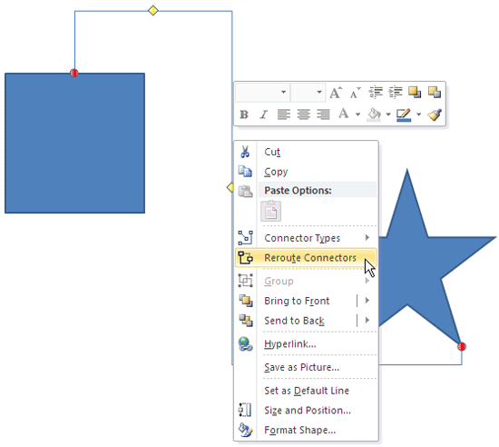 Reroute Connectors option