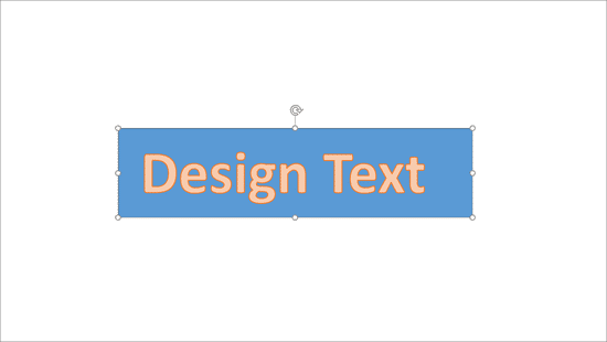 Text Box above Rectangle shape Text Box above Rectangle shape
