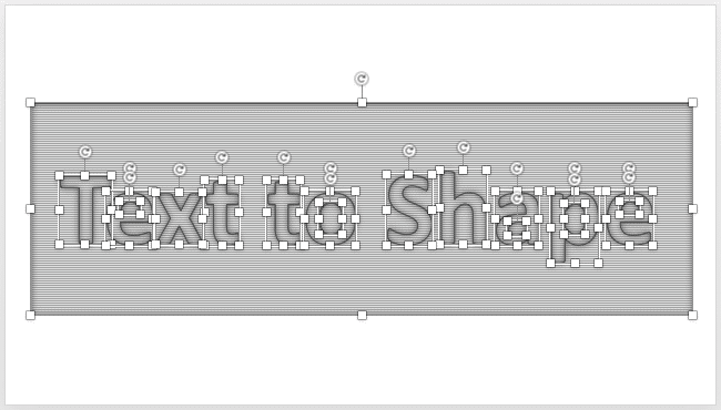 Result after applying the Fragment option