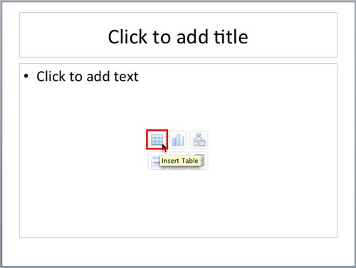 Slide with Title and Content layout