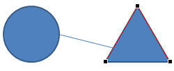 Triangle showing three vertexes on its corners Triangle showing three vertexes on its corners