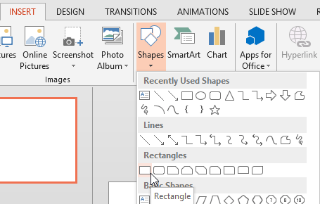 Rectangle selected Rectangle selected