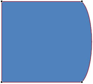 Straight Segment changed to Curved Segment