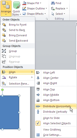 Distribute Horizontally