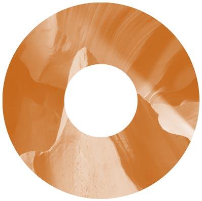 Donut shape with picture fill