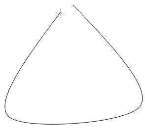 Drawing a shape with a curve Drawing a shape with a curve