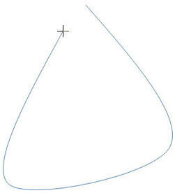 Drawing a shape with a curve