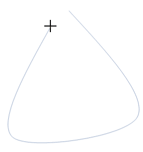 Drawing a shape with a curve Drawing a shape with a curve