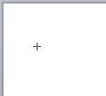 Cursor changed to a cross hair
