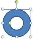 Donut shape inserted on slide Donut shape inserted on slide