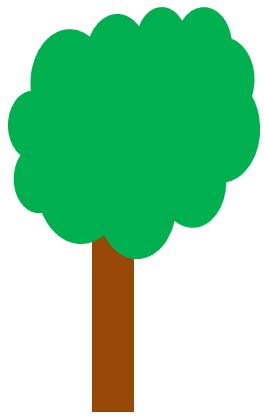 Tree drawing is ready after removing outlines Tree drawing is ready after removing outlines