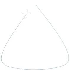 Drawing a shape with a curve Drawing a shape with a curve