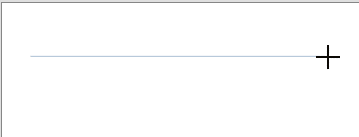 Straight line created with freeform Straight line created with freeform