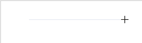 Straight line created with freeform Straight line created with freeform