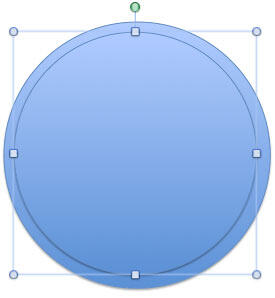 Resized duplicated circle