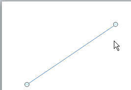 Line drawn on the slide