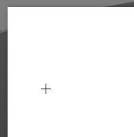 Cross hair cursor