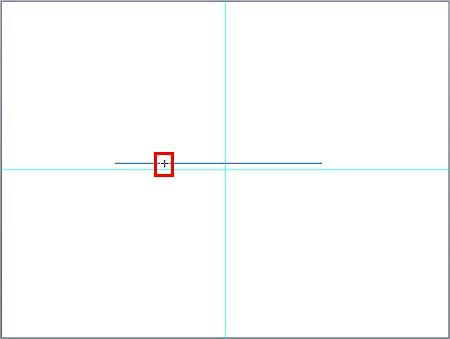 Starting point for the parabola established