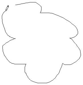 Drawing with scribble line Drawing with scribble line