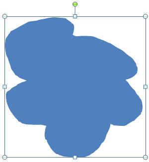 Shape created using scribble line Shape created using scribble line