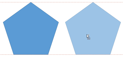 Shape copied at 0° Shape copied at 0°
