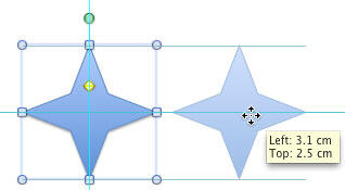 Shape copied at 0° Shape copied at 0°