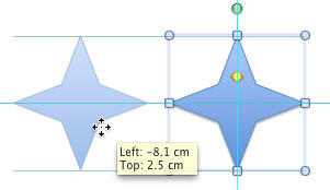Shape copied at 180° Shape copied at 180°