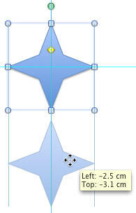 Shape copied at 270° Shape copied at 270°
