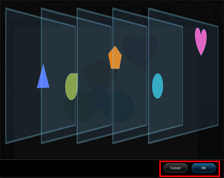 Dynamic Reorder view displaying all shapes on the slide
