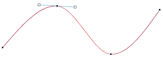 Vertexes (small black squares)