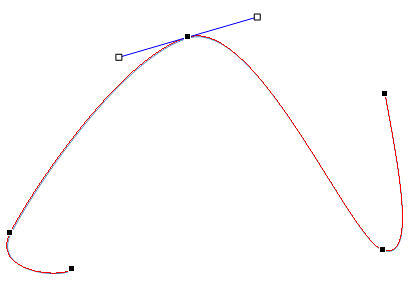 Vertexes (small black squares)