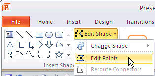 Edit Points selected