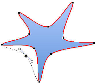 Repositioning a vertex