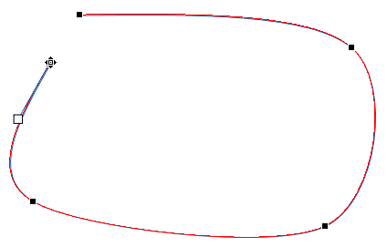 Place cursor over the opened point Place cursor over the opened point