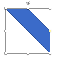 Shape flipped horizontally