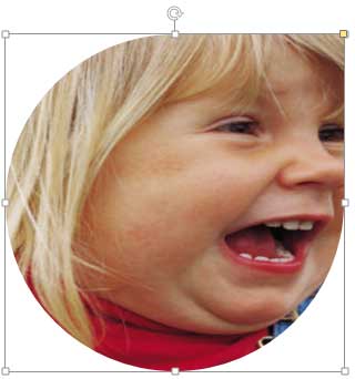 Shape filled with flipped picture