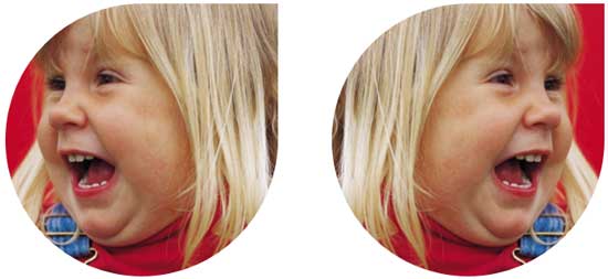 Original and flipped versions of just the picture fill