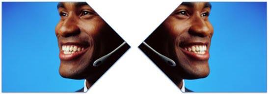 Original and flipped versions of shape with a picture fill