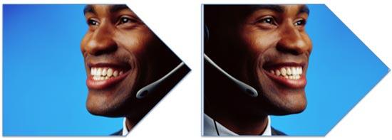 Original and flipped versions of just the picture fill