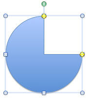 Selected shapes show handles