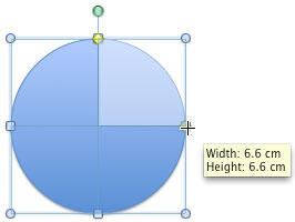 Hold the Alt (Option) key to flip the shape from the center