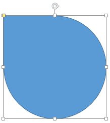 Shape flipped horizontally